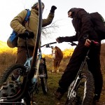 Aventuri pe bicicleta - Excursie cu bicicleta pe zapada si noroi in Muntii Zarandului, Arad, 2015