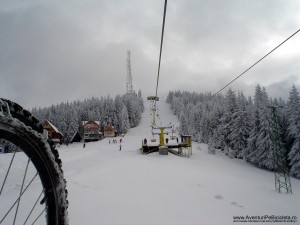 Aventuri pe bicicleta la munte cu lanturi pentru bicicleta fara suruburi Parang 2005